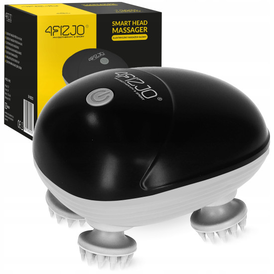 Купить массажная подушка 4FIZJO Smart Head Massager Black в Киеве - фото №1 Купить Массажная подушка 4FIZJO Smart Head Massager Black в Киеве - фото №1